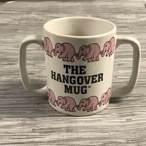 “The Hangover” mug w/2 handles Vintage